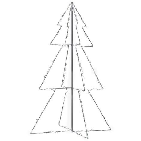 Arbre de Noël，Sapin de Noël cône 200 LED d'intérieur/d'extérieur 98x150 cm CFW23411