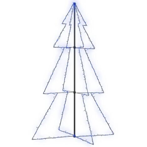 Arbre de Noël，Sapin de Noël cône 240 LED d'intérieur/d'extérieur 118x180 cm CFW85007