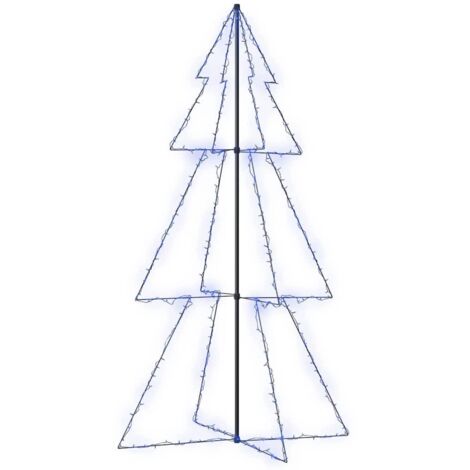 Arbre de Noël，Sapin de Noël cône 300 LED d'intérieur/d'extérieur 120x220 cm CFW57354