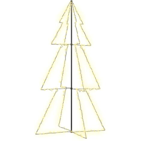 Arbre de Noël，Sapin de Noël cône 300 LED d'intérieur/d'extérieur 120x220 cm CFW84894