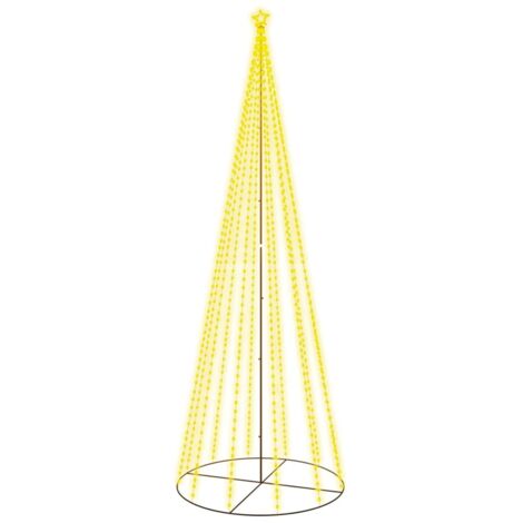Arbre de Noël，Sapin de Noël cône 732 LED Blanc chaud 160x500 cm CFW42620