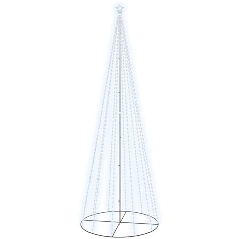 Arbre de Noël，Sapin de Noël cône 732 LED Blanc froid 160x500 cm CFW50173