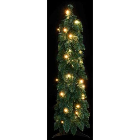 Arbre de Noël，Sapis de Noël artificiel pré-éclairé avec 45 LED 90 cm CFW767514