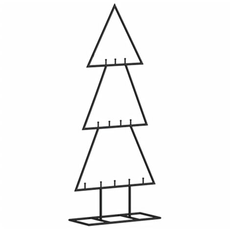 Arbre de Noël，Sapis de Noël en métal pour décoration noir 60 cm CFW180560