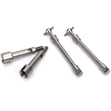 Arbre de transmission avant en acier inoxydable pour Axial SCX24 1/24 - Pièce de rechange durable pour véhicule radiocommandé