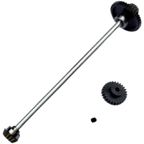 Arbre de transmission central d'essieu principal en métal pour pièces de mise à niveau de voiture RC