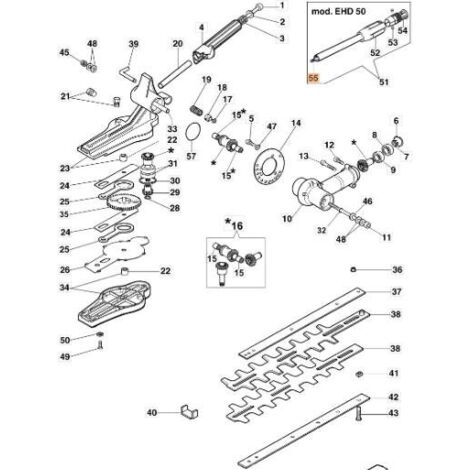 ARBRE DE TRANSMISSION EMAK ORIGINAL 58050038