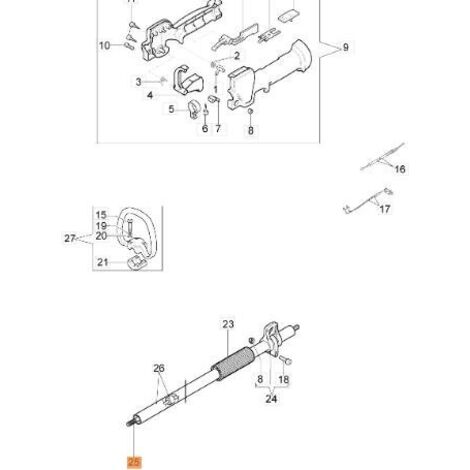 ARBRE DE TRANSMISSION EMAK ORIGINAL 61290040R