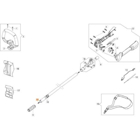 ARBRE DE TRANSMISSION EMAK ORIGINAL 61370337R