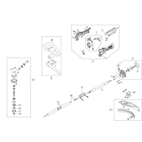 ARBRE DE TRANSMISSION EMAK ORIGINAL 61450448