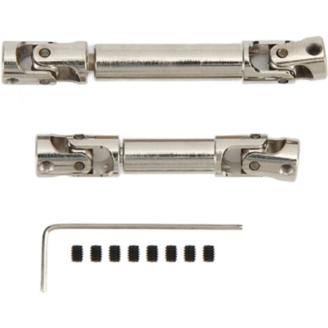 Arbre de transmission métal acier pour voiture RC 1/24 AXIAL SCX24 AXI00001 AXI00002, pièce de rechange durable.