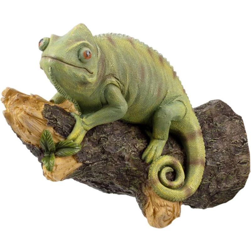 Arbre Lézard Sculpture Jardin Arbre Hugger Figurines Yard pelouse de résine décor de Sculpture Verte, Sculpture de lézard