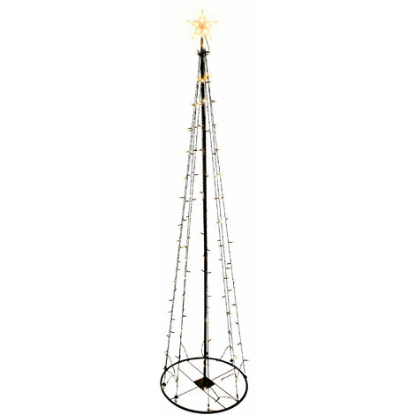 Arbre lumineux à LEDs avec étoile - 240 cm / 154 LEDs