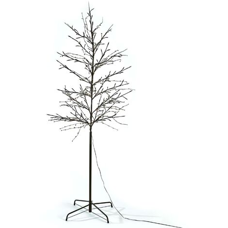 Arbre lumineux de 180 cm, 200 leds, perles et pied inclus - décoration de Noël