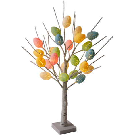 Arbre lumineux LED pour Pâques, décoration intérieure, fête, événement, paysage