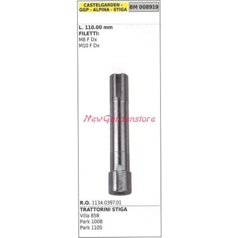 Arbre moyeu porte lame tracteur tondeuse VILLA 85B stiga 008919