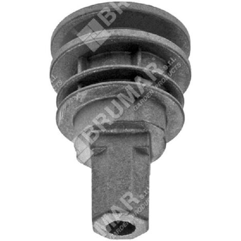Arbre porte-lame diamètre 22,2 pour tondeuse CASTELGARDEN - GGP - ALPINA - STIGA - 003121