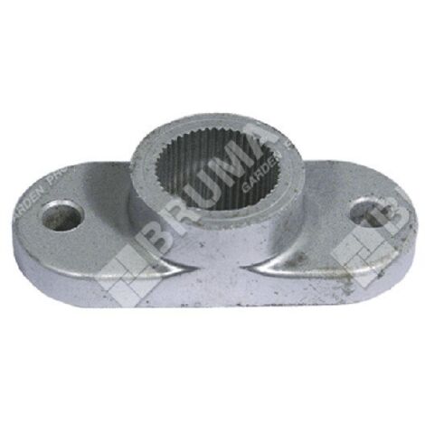 Arbre porte-lame diamètre 25,4 pour tondeuse MTD - CUB CADET - YARD-MAN - BLANC - 021380