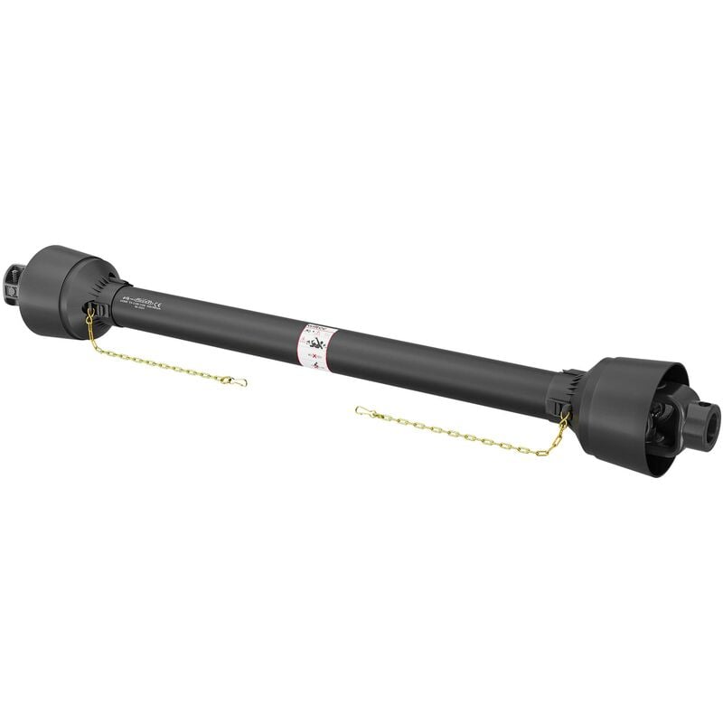 Arbre Transmission T4 Cardan 1100-1430mm 460Nm 540 tr/min 40kW (55CV) 1 3/8' 6 Dents 35mm Rond