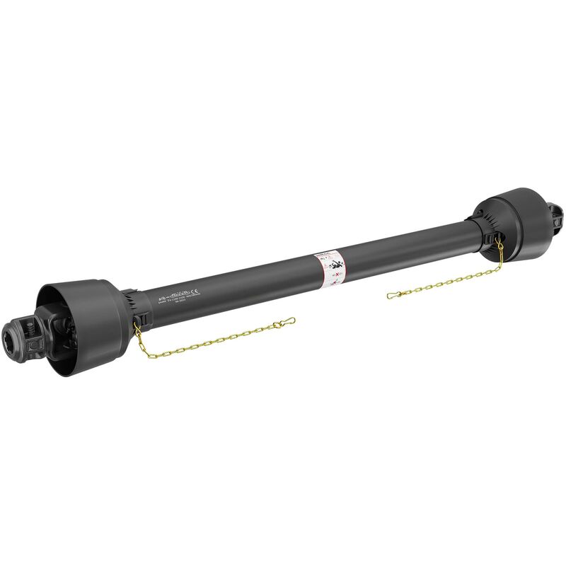 Arbre Transmission T4 Cardan 1100-1210mm 460Nm 540 tr/min 40kW (55CV) 2x 1 3/8' 6 Dents Prise Force
