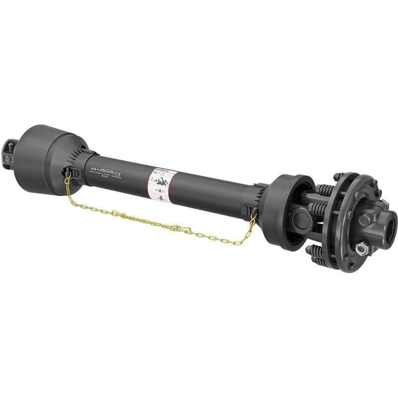 Arbre Transmission T4 Cardan 900-990mm 460Nm 540 tr/min 40kW (55CV) 2x 1 3/8" 6 Dents Prise Force