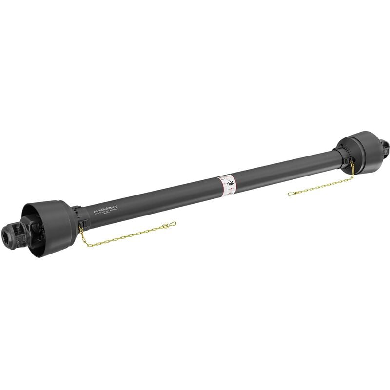 Arbre Transmission T5 Cardan 1300-1430mm 620Nm 540 tr/min 54kW (74CV) 2x 1 3/8' 6 Dents Prise Force