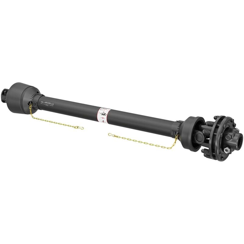 Arbre Transmission T6 Cardan 1200-1320mm 830Nm 540 tr/min 74kW (100CV) 2x 1 3/8' 6 Dents 21 Dents