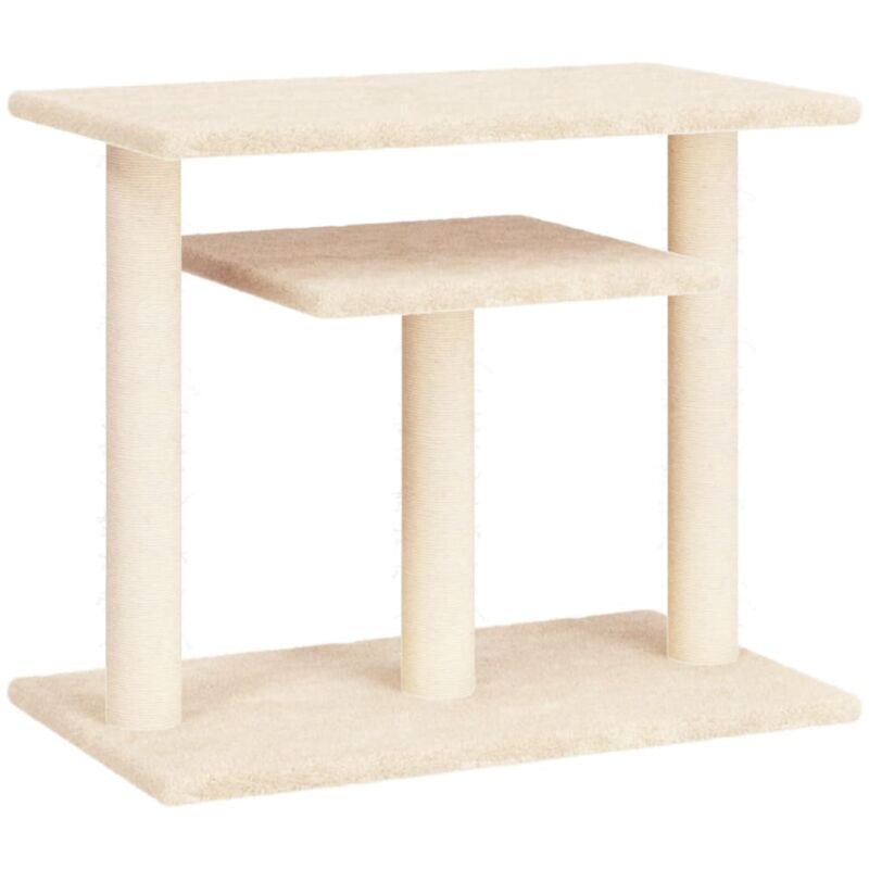 Vidaxl - Arbres à chat avec plates-formes crème 62,5 cm