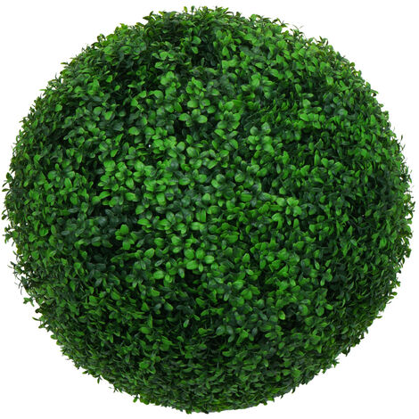 Arbuste artificiel HWC-L77 - boule de buis plante décorative boule de buis plante artificielle Buxus - Outdoor Ø 55cm - vert