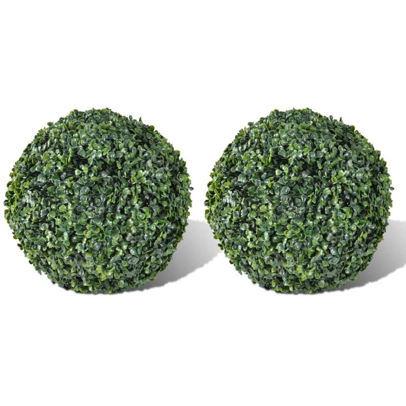 

Arbusto de bolas Boj artificial H27 cm 2 unidades