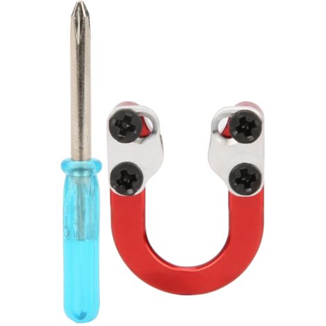 Arc Compound Bow Metal D Ring Accessory with Screwdriver for Archery Equipment