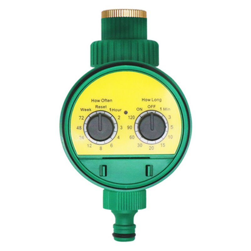 Minuterie d'arrosage analogique à deux cadrans, contrôleur d'irrigation automatique pour robinet de jardin électronique