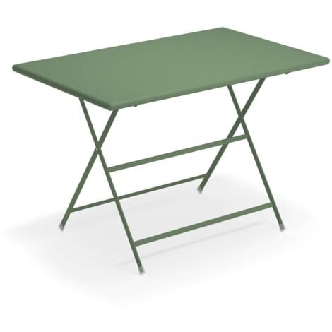 Arc En Ciel Tavolo Rettangolare Pieghevole 110X70 Verde Militare Ral 6003 (17)