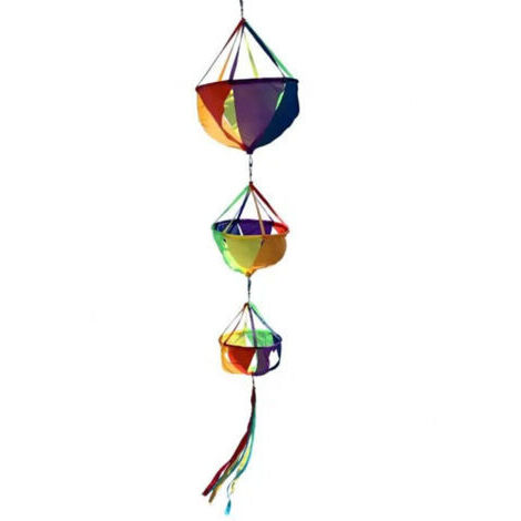 Arc-en-ciel Windsock Vent Mesure Direction Sac Twister Drapeau Cerf-Volant Jardin Cour Suspendu Décoration Coloré