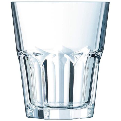 Arc J2612 Bicchieri Vetro Temperato Graniti, 27 cl, 6 unità (Confezione da 1)