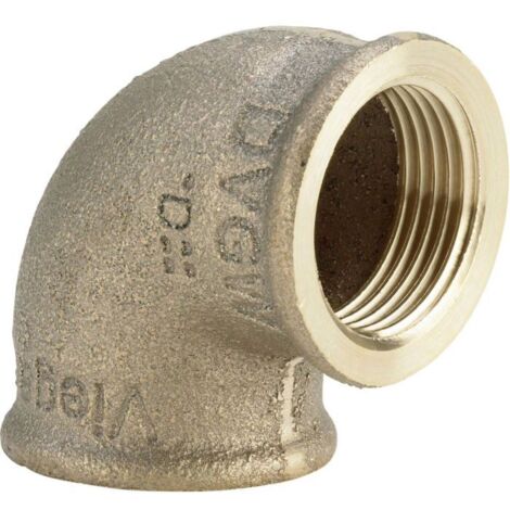 arc Viega 269272 Rp 2000 /2, 90 degrés, bronze