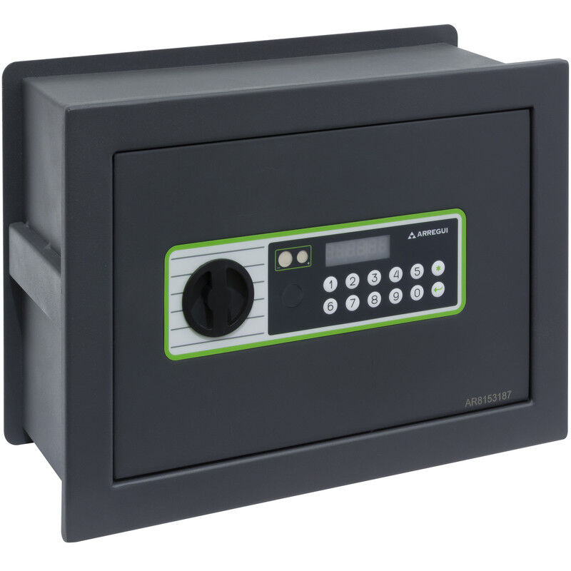 Arregui - Supra 241020 Coffre-fort encastrable avec serrure à clé et à code Coffre-fort double sécurité à emmurer Coffre fort mural avec fond