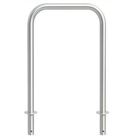 Arcada disuasiva inox rectangular H 100 cm x L 60 cm para enterrar