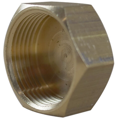 Arcanaute – Bouchon laiton femelle 7/8' (24/31) – Raccord pour filetage plomberie – Étanchéité renforcée avec ruban téflon