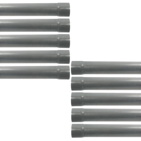 Arcanaute – Lot de 10 tubes PVC évacuation prémanchonné – Diamètre 100 mm – Longueur 4 mètres – Épaisseur 3,0 mm – Normes NFe et NF Me