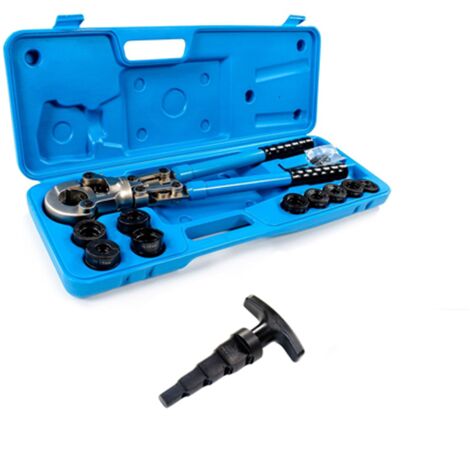 Arcanaute – Pince à sertir PER et multicouche – Mors H et TH pour Ø 12-32 mm – Ébavureur calibreur – Longueur bras 580-950 mm