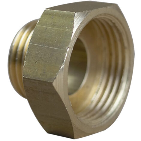 Arcanaute – Raccord laiton mâle 1/2'' - femelle 3/4'' pour vanne ABQM DN15 – Filetage plomberie – Connexion durable pour applications de plomberie - 003Z1252