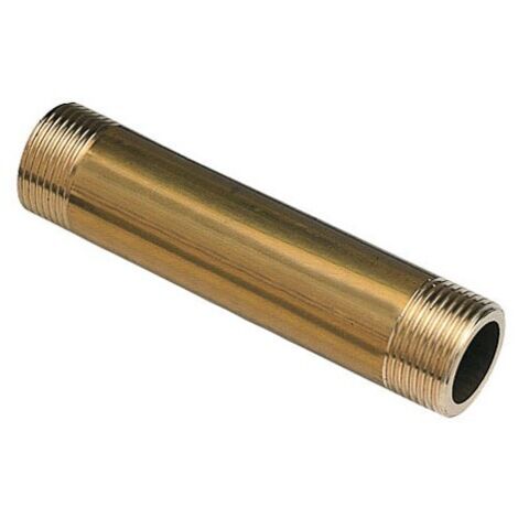 Arcanaute – Raccord laiton mâle 20/27 3/4' – Tube attente 170mm pour compteur d'eau – Installation simplifiée – Essais de mise en eau