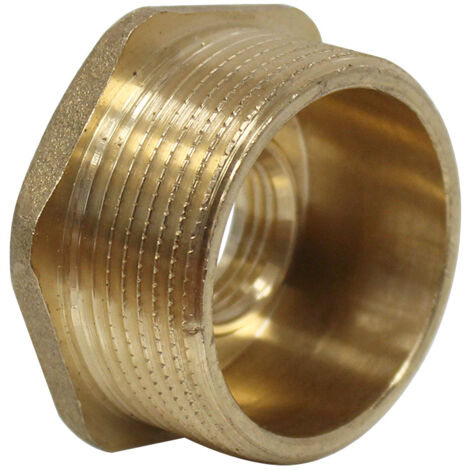 Arcanaute – Raccord laiton mâle femelle réduit 1-1/2" (40/49) – 1/2" (15/21) – Filetage plomberie pour installations sanitaires