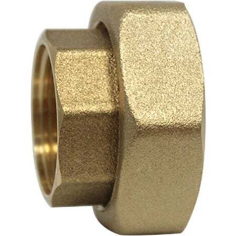 Arcanaute – Raccord union droit 2 pièces femelle/femelle 1'' (26/34) – Écrou Ø1''1/2 (40/49) – Résistant à la corrosion pour eau potable