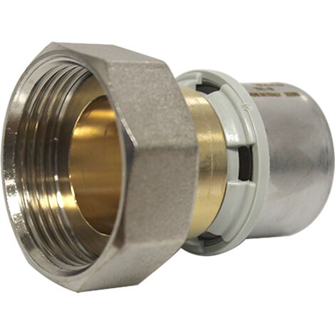 Arcanaute – Raccord multicouche à sertir TH – Écrou libre tournant 1'1/4 (33/42) – Diamètre 32x3,0 mm – Compatible avec pinces à sertir