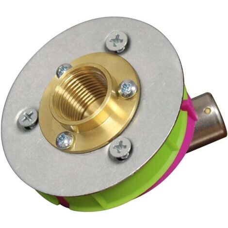 Arcanaute – Sortie de cloison raccord à sertir femelle 1/2' (15/21) – Compatible avec tube PER Ø16 – Installation rapide sur plaque de plâtre