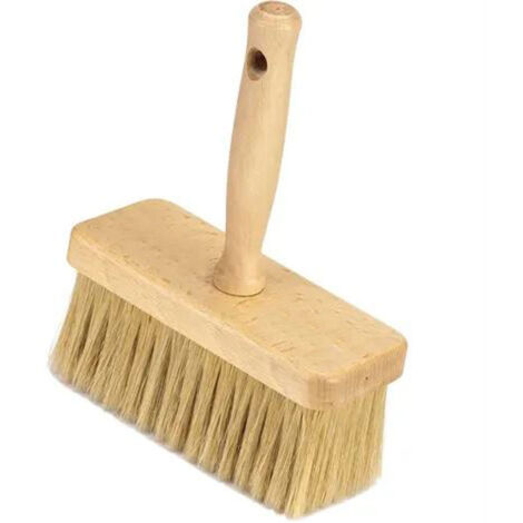 Arcane Industries – Brosse application enduit rectangulaire 140 x 75 mm – Garnissage vinyle pour application sur parpaing – Évite le bullage des enduits