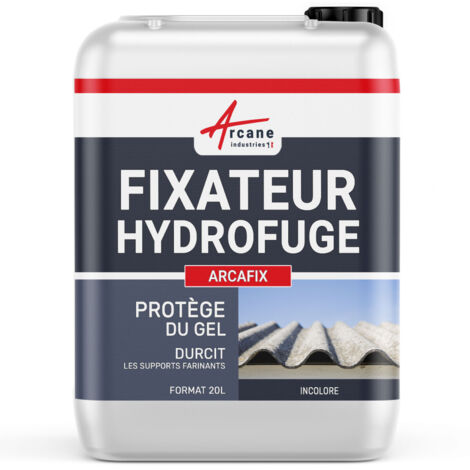 Arcane Industries – Durcisseur fixateur imperméabilisant 20 L – Anti poussière et gel – Pour tuiles, béton, mortiers – Application facile sur supports poreux