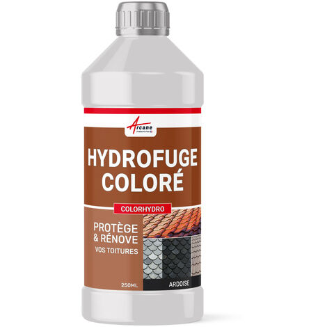 Arcane Industries – Hydrofuge coloré imperméabilisant toiture – 250 ml – Formule oléofuge et hydrofuge teintée – Durabilité jusqu'à 10 ans